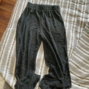 Divided Glitter Wide Leg Pants